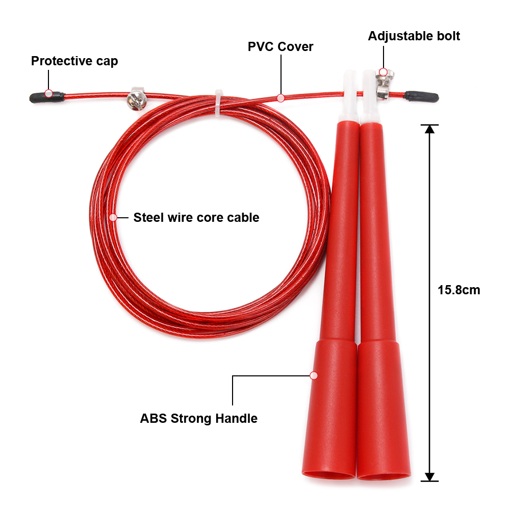 Crossfit No Equipment - Profesyonel PVC Hızlı Atlama İpi, Crossfit
