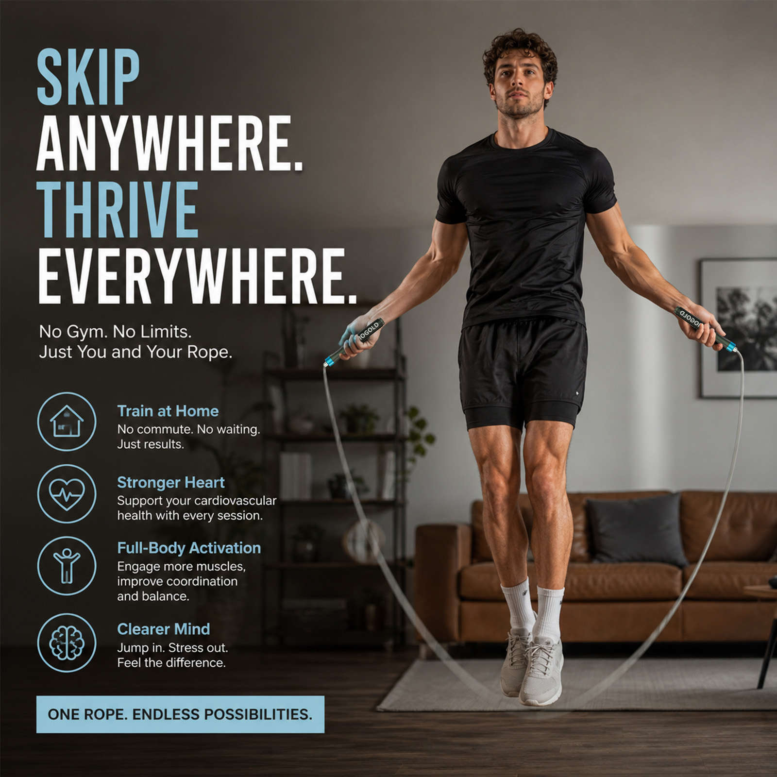MOGOLD Profesyonel Hızlı Atlam - Jump Rope Speed Bearing incelemesi ve fiyatı